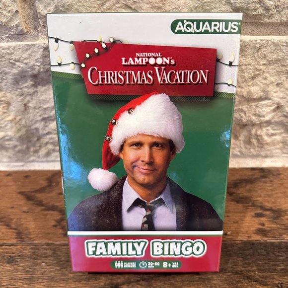 NWT National Lampoon’s Christmas Vacation Clark Griswold Family Bingo Game - Picture 1 of 5